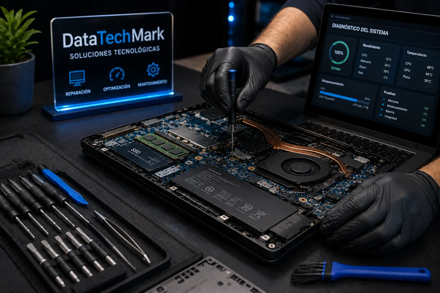 Mantenimiento y reparación de computadoras